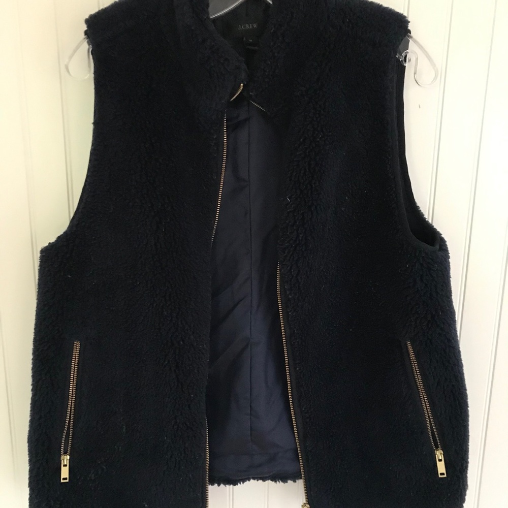 Madewell fuzzy vest M